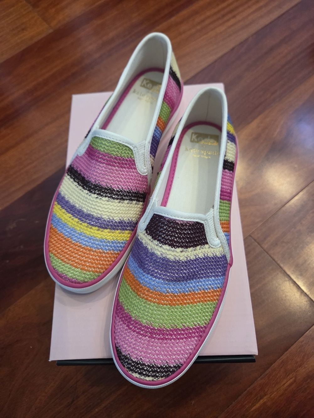 Keds for Kate Spade Double Decker Crochet Slip-On, Size 6